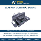 Whirlpool Timers W11201286 replacement part