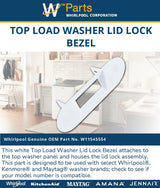 Whirlpool Latches W11545554 replacement part