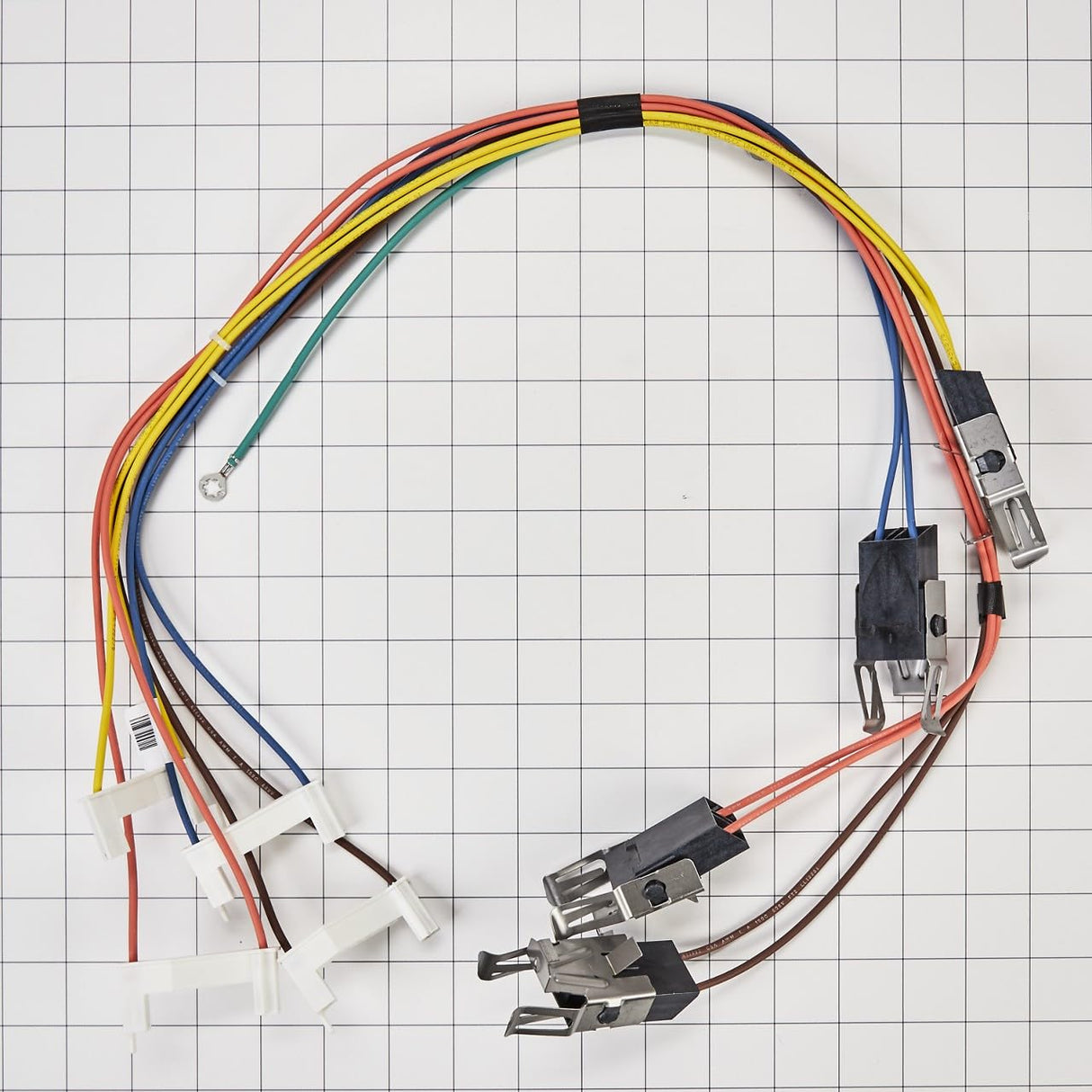 Whirlpool W11396691 OEM Range Element Receptacle and Wire Kit, Multicolor