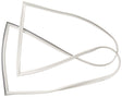 Refrigerator Door Gasket, White