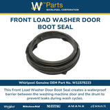 Whirlpool Seals and Gaskets W11578223 replacement part