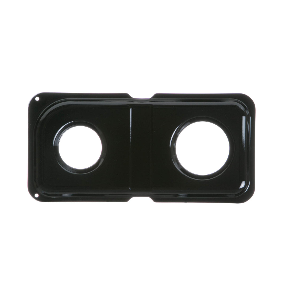 GE WB34K10009 Genuine OEM Porcelain Double Drip Pan (Black)