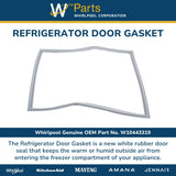 Whirlpool Seals and Gaskets W10443319 replacement part