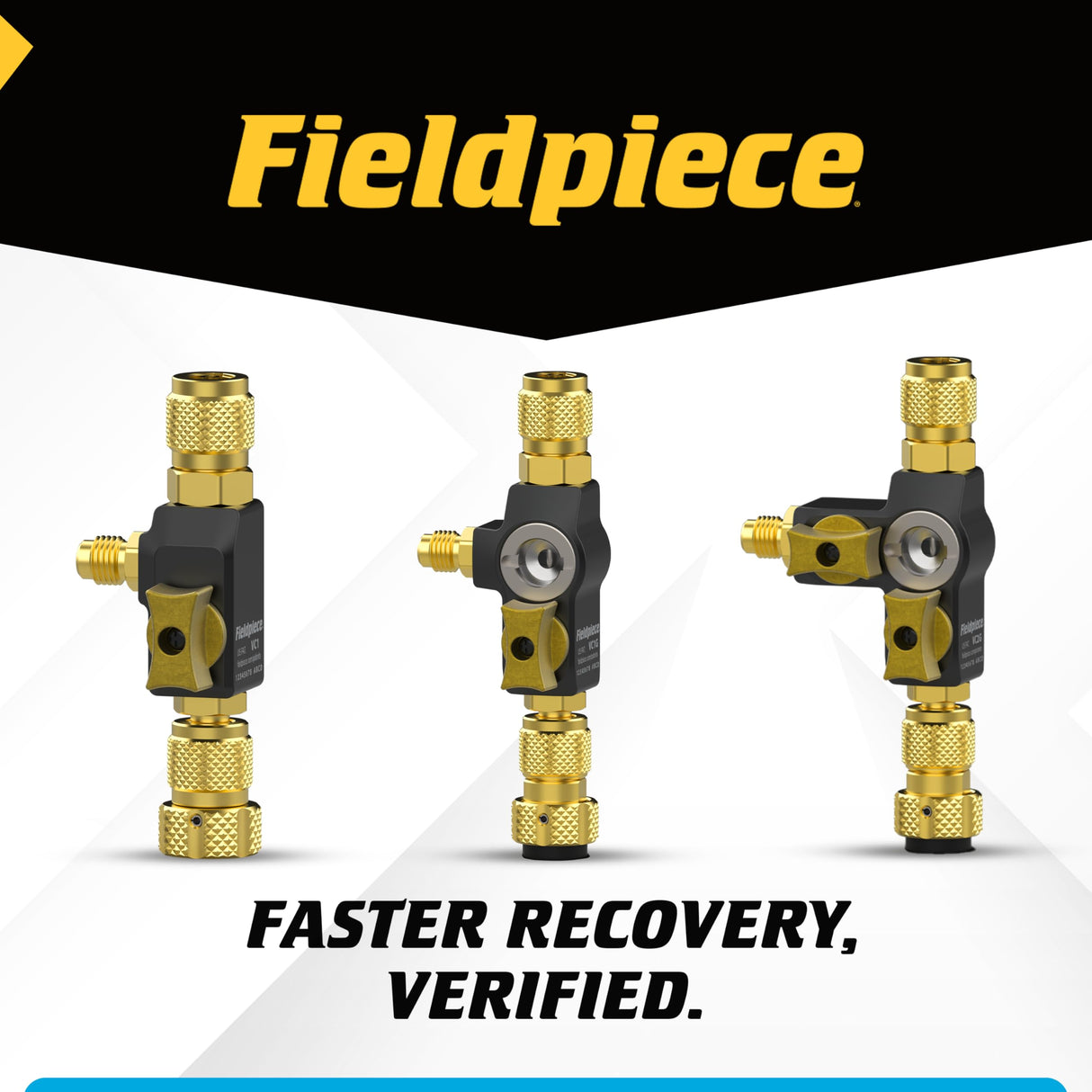 Fieldpiece - VC1G 1/4″ Valve Core Removal Tool with Sight Glass - Vacuum-Rated 20 microns & A2L Compatible - HVAC Tools