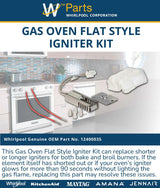Whirlpool Igniters 12400035 replacement part