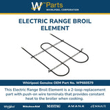 Whirlpool Elements and Burners WP660579 replacement part