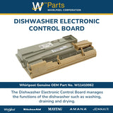 Whirlpool Circuit Boards and Touch Pads W11410062 replacement part