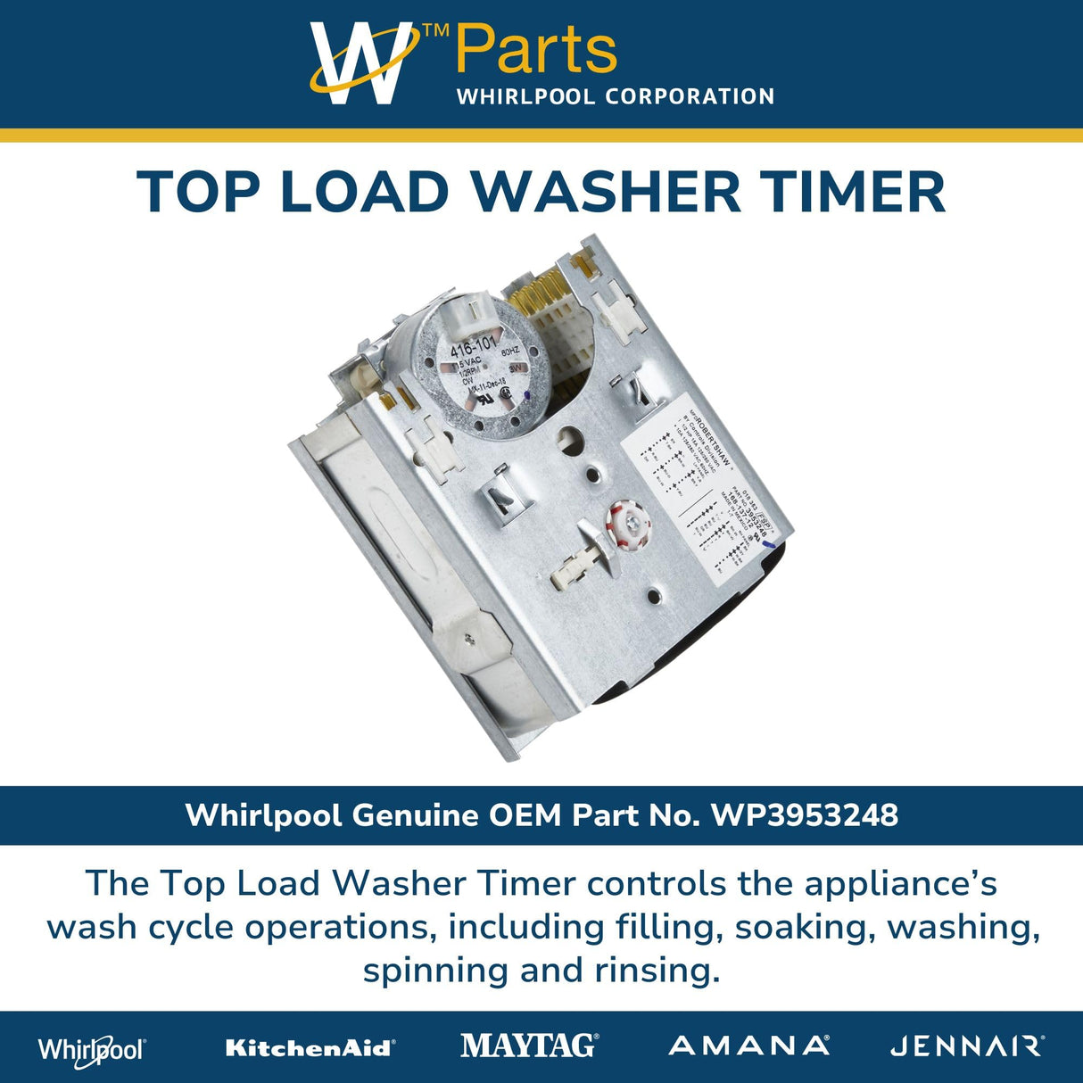 Top Load Washer Timer