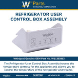 Whirlpool Timers W11353813 replacement part
