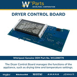 Whirlpool Timers W11398779 replacement part