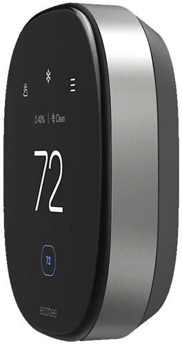 Ecobee EB-STATE6P-01 Smart Thermostat Premium, Wi-Fi, Touchscreen, 2H/2C, 4HP/2C, with Room Sensor, Wire Extender, Built-In Smart Occupancy Sensor and Smart Speaker