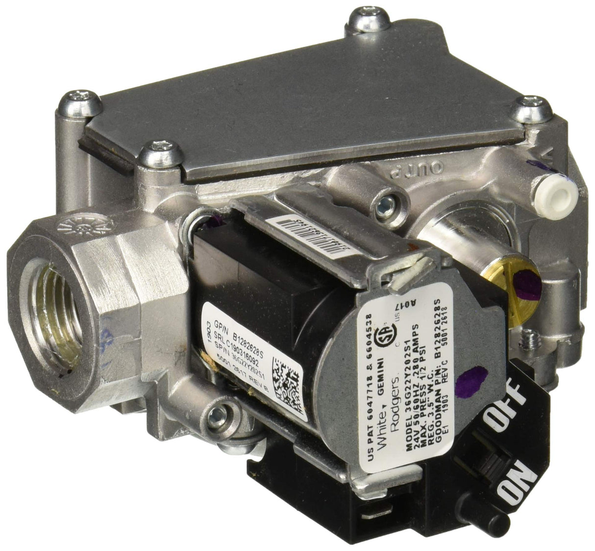 Goodman B1282628S Gas Valve Assembly