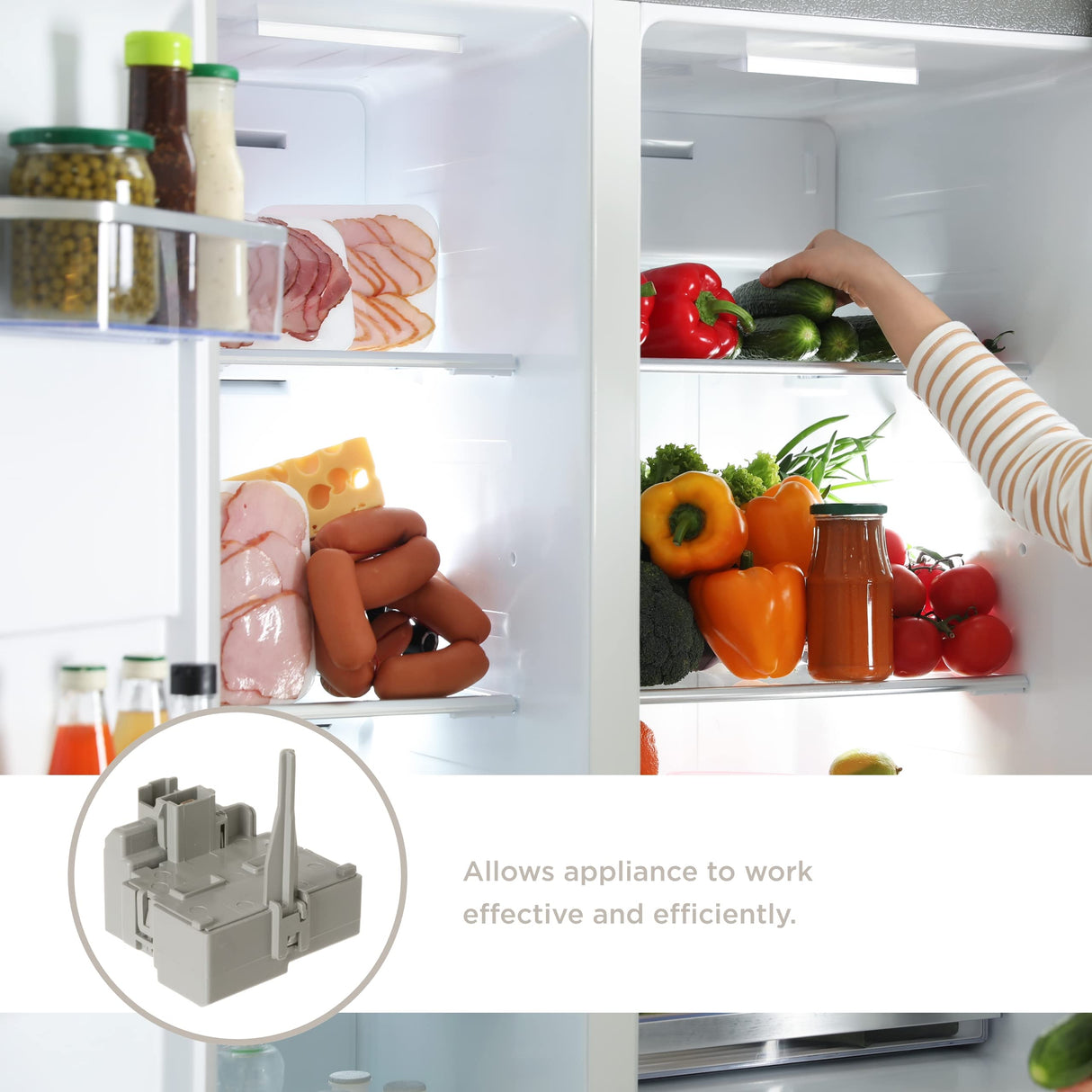 GE WR08X10112 Refrigerator Combo Device Tsd-2