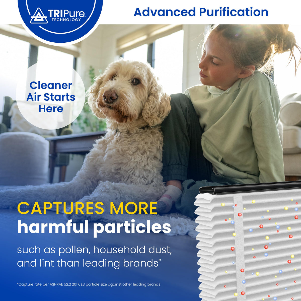 AprilAire UK211 (Replaces 210) MERV 11 TriPure Filter & Rails
