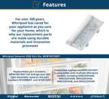 Whirlpool Lights and Bulbs WPW10515057FBM replacement part