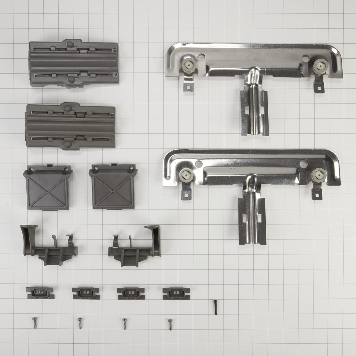 Whirlpool W10712394 Genuine OEM Dishwasher Upper Rack Adjuster Kit