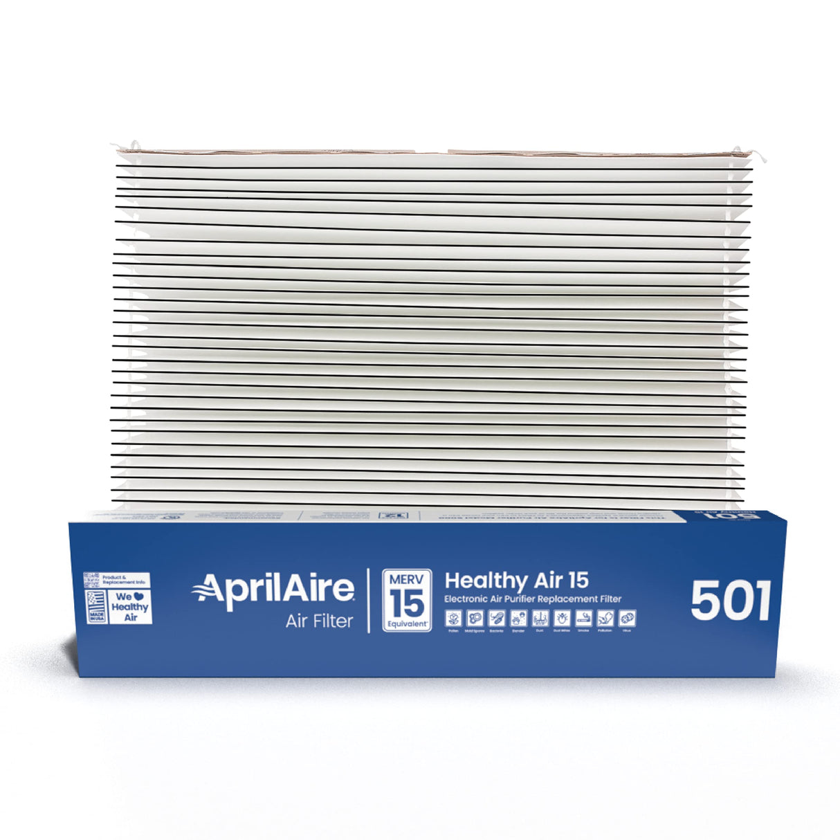 AprilAire 501 Replacement Filter for AprilAire 5000 Whole-House Air Purifier - MERV 15 Equivalent, 16x25x6 Air Filter