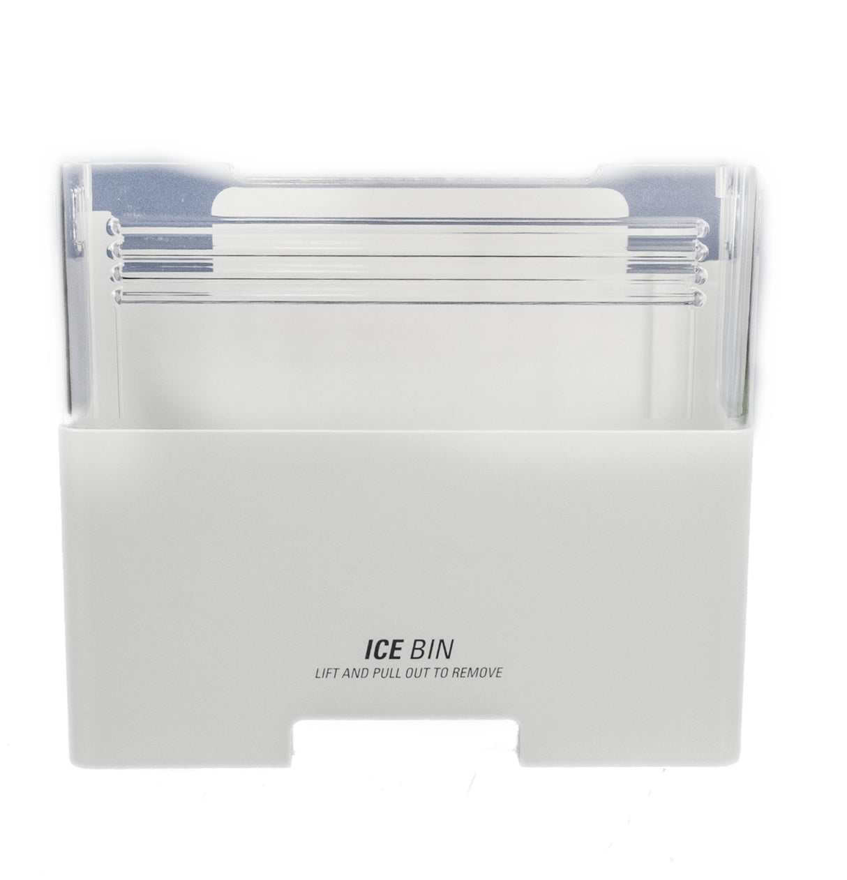 LG AKC72949309 Refrigerator/Freezer Ice Maker Assembly, White with Clear Trim
