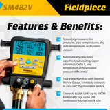 Fieldpiece Manifolds and Equipment SM482V replacement part