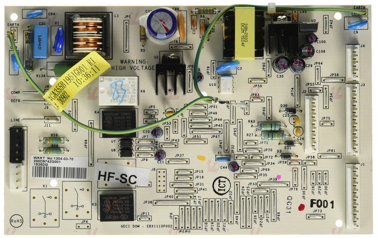 GE WR55X10832 Refrigerator Board Asm Main Control