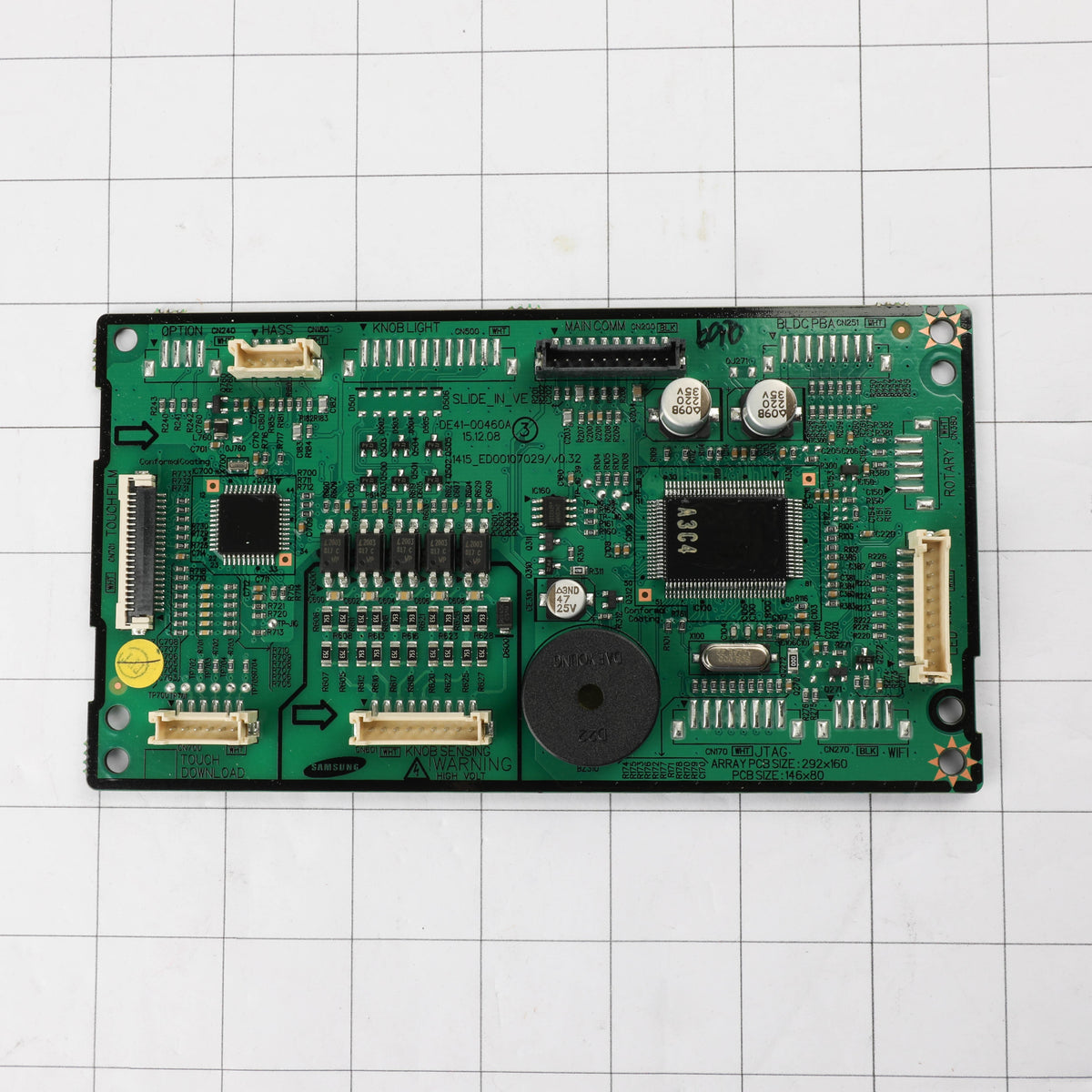 Samsung DG92-01069B Range Oven Control Board Genuine Original Equipment Manufacturer (OEM) Part