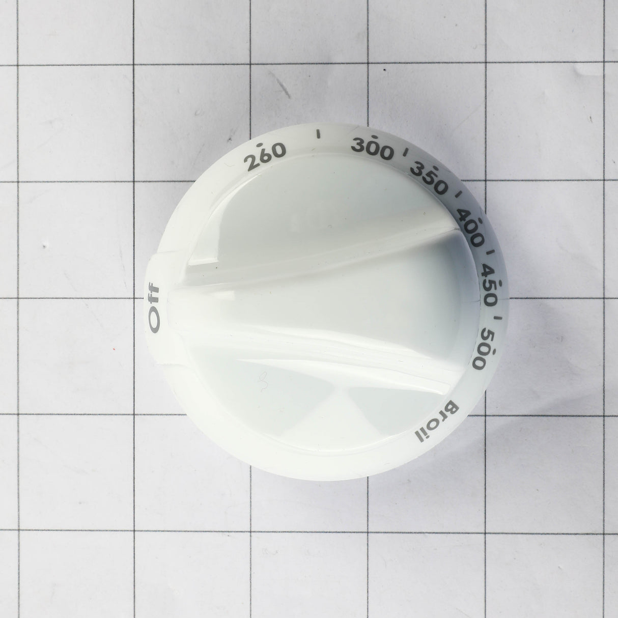 GE WB03K10244 Genuine OEM Range Thermostat Knob - White