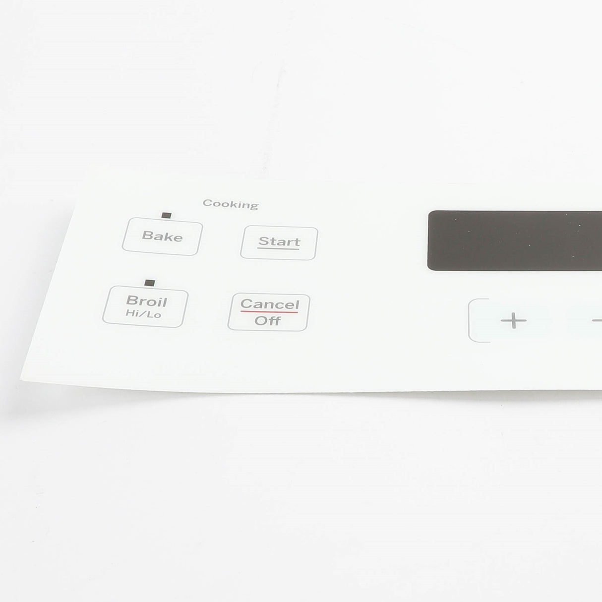 GE WB07X21378 Genuine OEM Range Control Panel - White