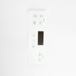 GE WB07X21378 Genuine OEM Range Control Panel - White