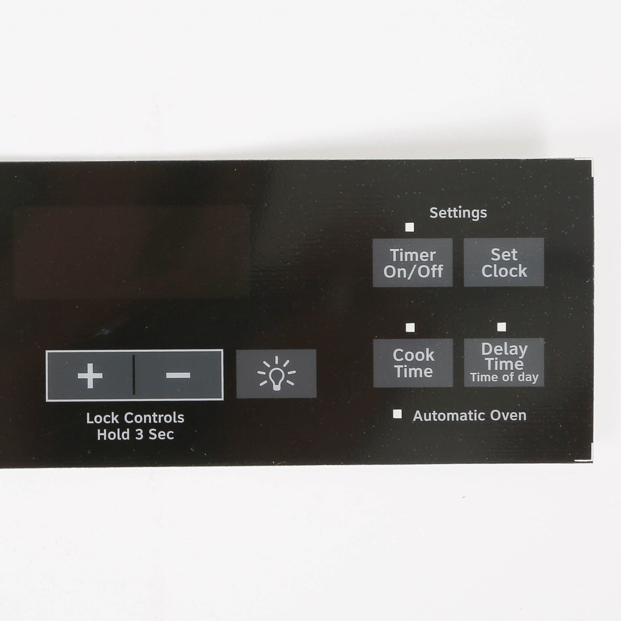 GE WB07X22681 Genuine OEM Range Control Panel - Black