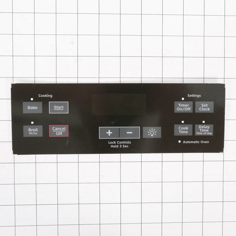 GE WB07X22681 Genuine OEM Range Control Panel - Black