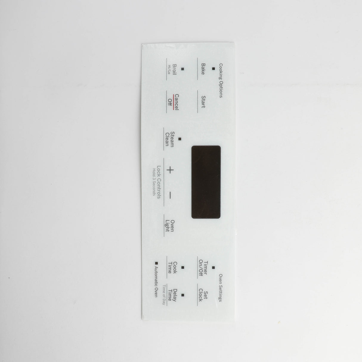 GE WB07X26703 Genuine OEM Overlay T09