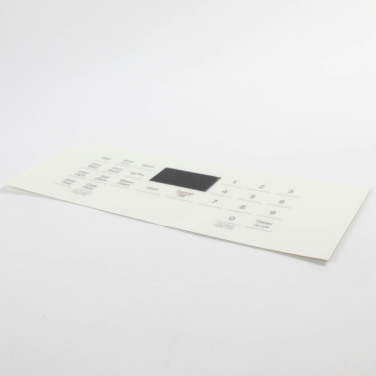 GE WB07X38050 Genuine OEM White Overlay Rc19