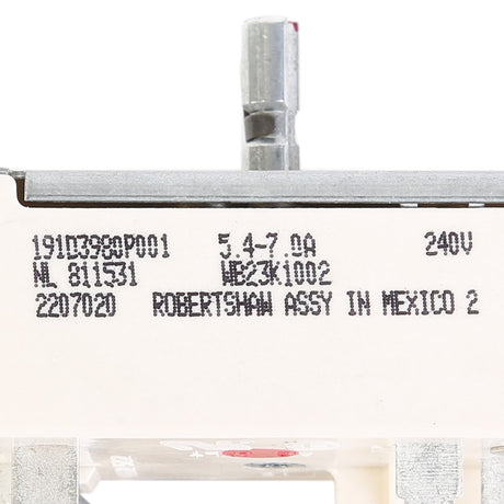 GE WB23K10002 Genuine OEM Range 6 Burner Control Switch