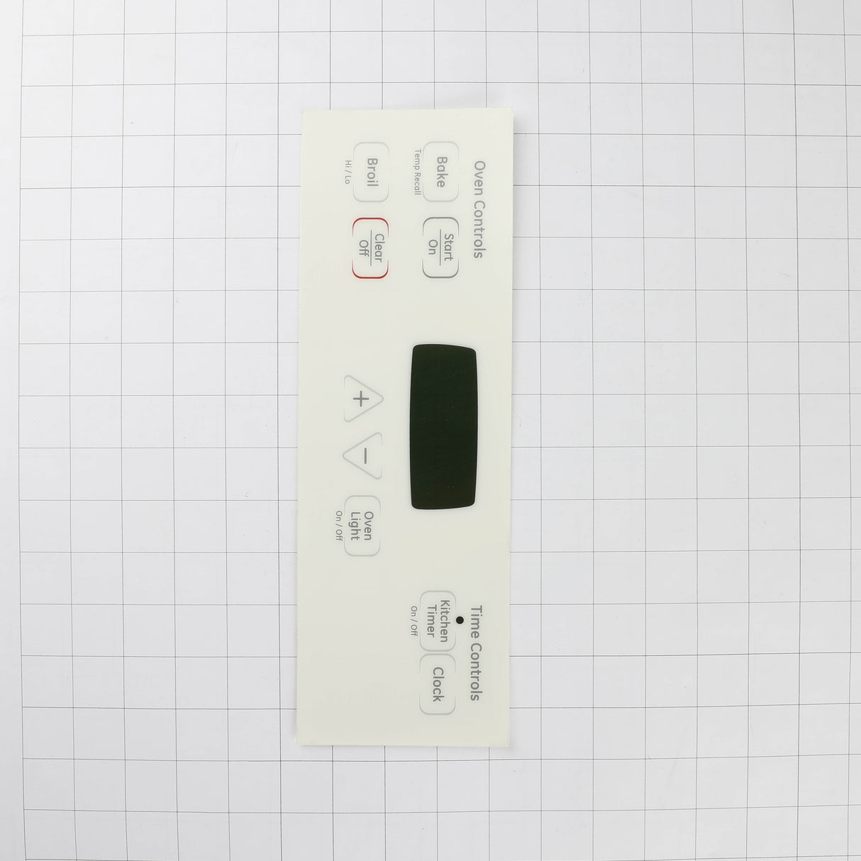 GE WB27K10256 Genuine OEM Overlay T09