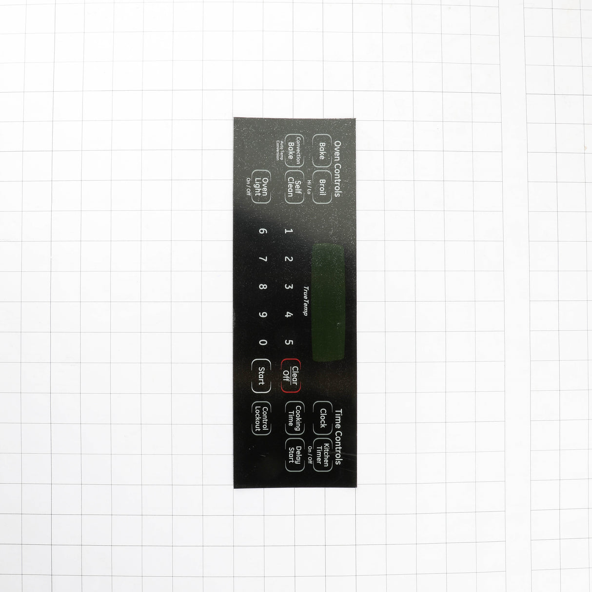 GE WB27K10407 Genuine OEM Range Faceplate