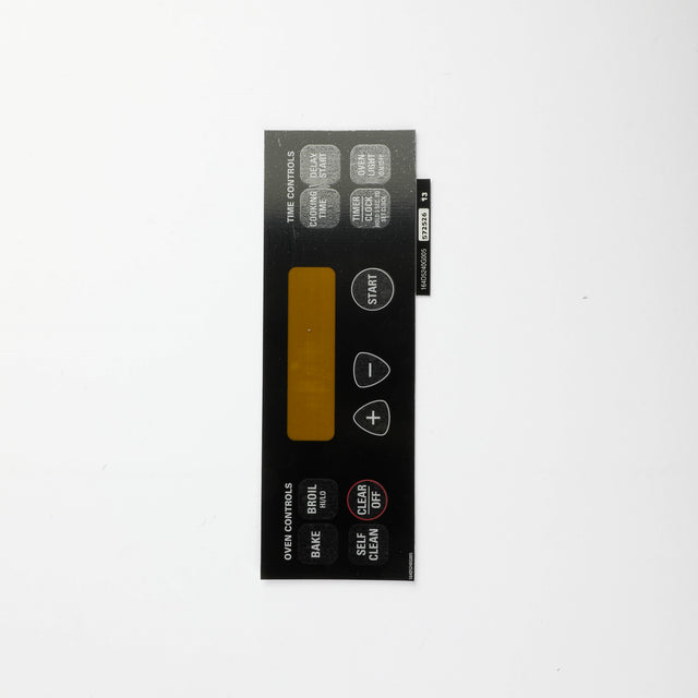 GE WB27T10587 Genuine OEM Faceplate Graphics Asm