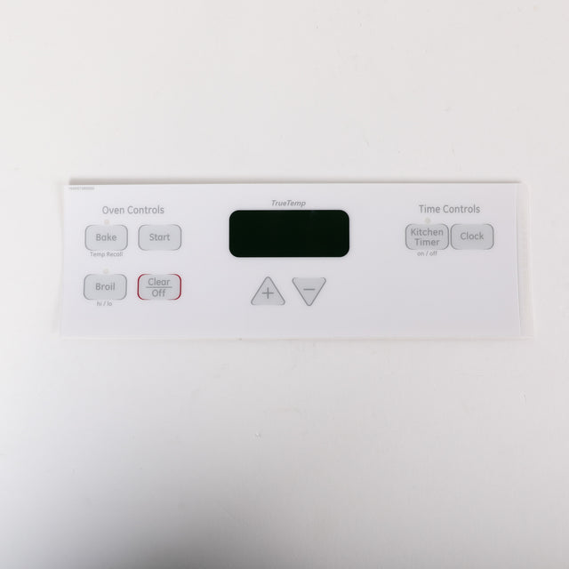 GE WB27T11090 Genuine OEM Faceplate Graphics Asm