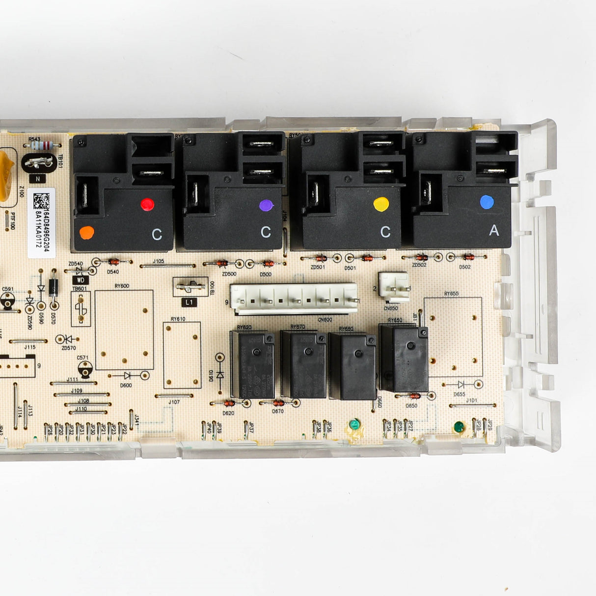 GE WB27X29606 Genuine OEM Oven Control T012 White Led