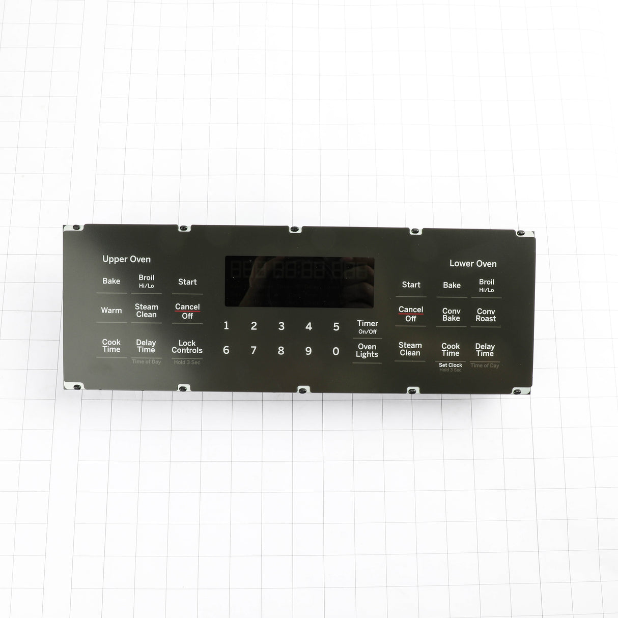 GE WB27X36306 Genuine OEM Oven Control Board And Faceplate Overlay