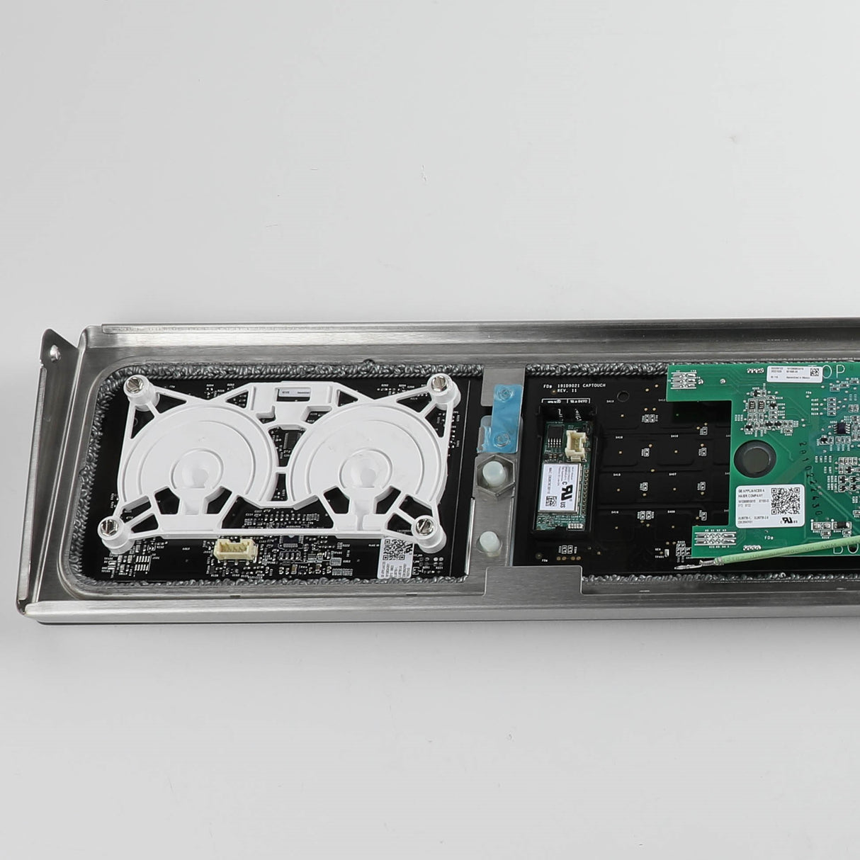 GE WB27X40488 Genuine OEM Stainless Control Panel Overlay W/ Wifi Board