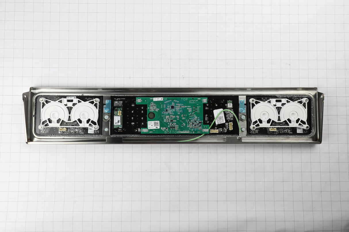 GE WB27X43576 Genuine OEM Stainless Control Panel Overlay W/ Wifi