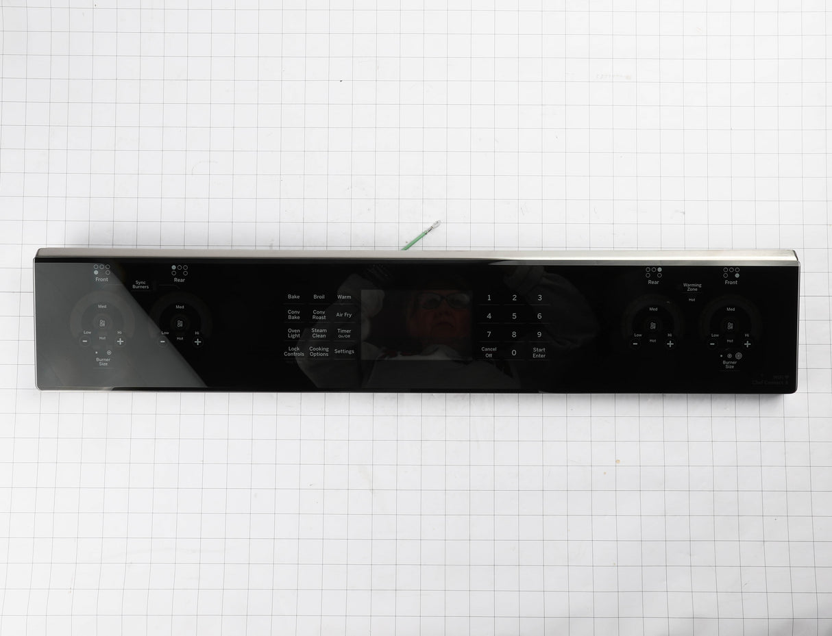 GE WB27X43578 Genuine OEM Stainless Control Panel Overlay W/ Wifi