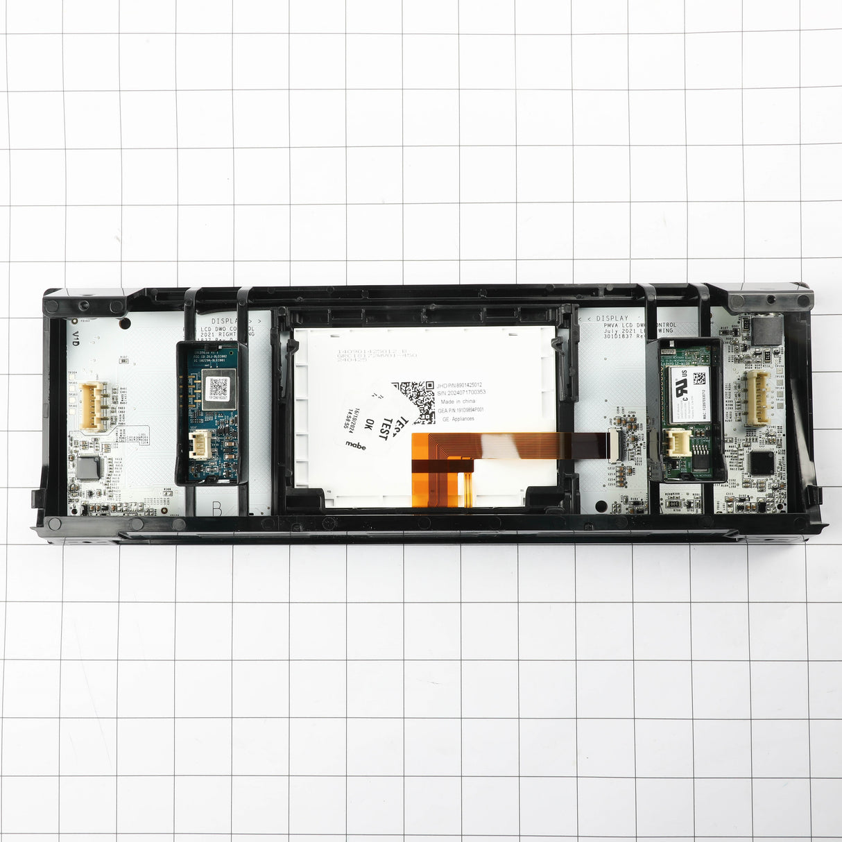 GE WB27X45669 Genuine OEM Glass And Touch Board Asm