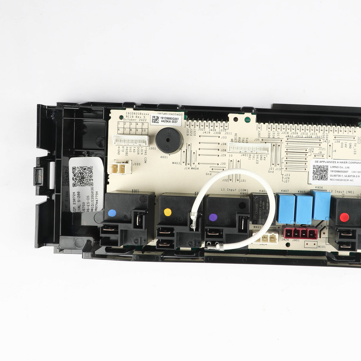 GE WB27X47794 Genuine OEM Control & Faceplate