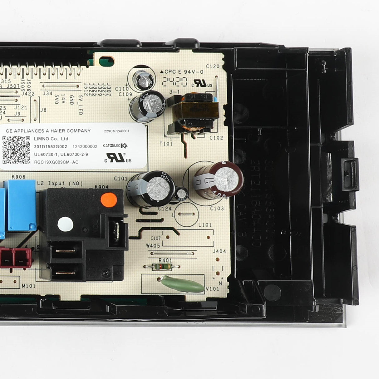 GE WB27X49191 Genuine OEM Glass And Control Asm