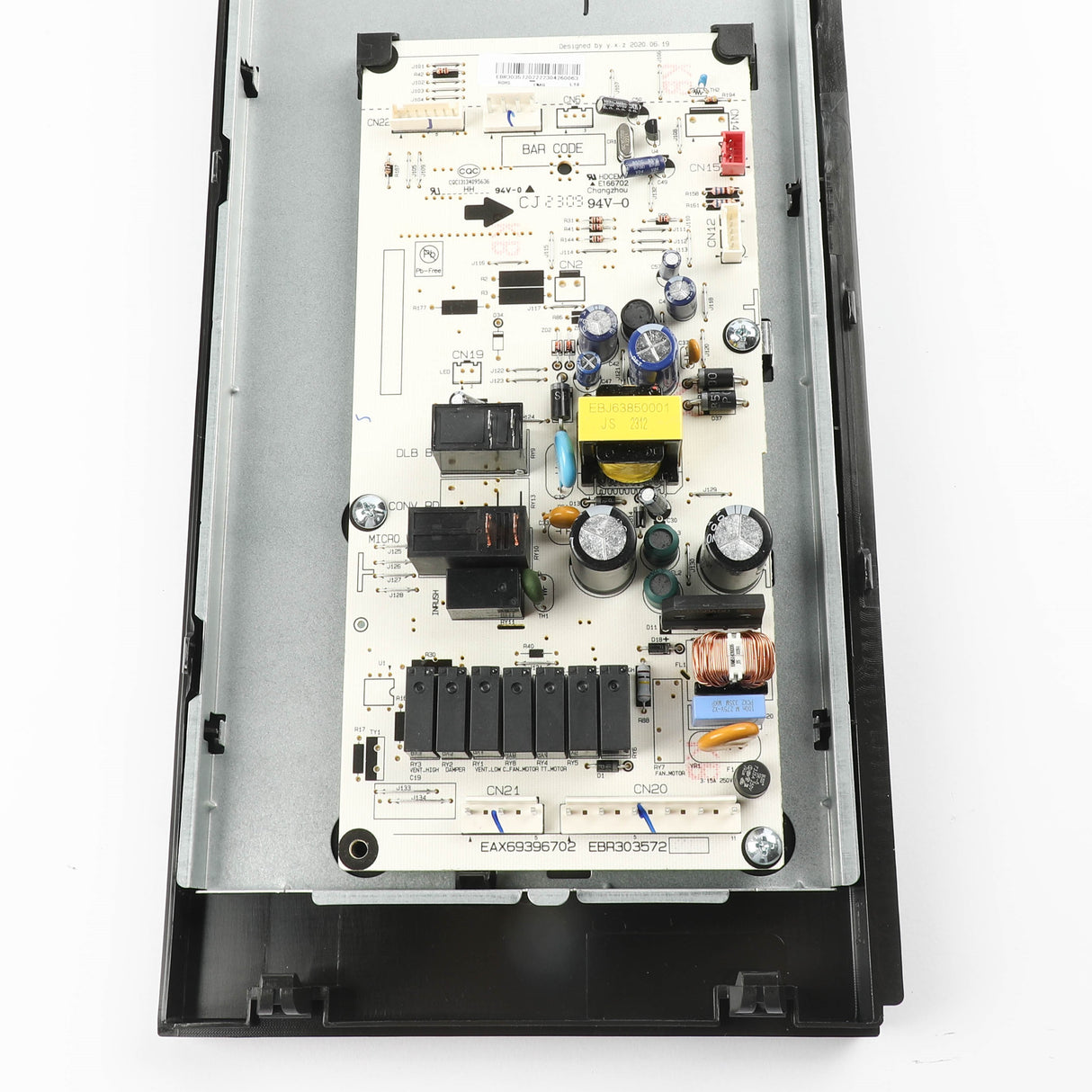 GE WB56X37946 Genuine OEM Dark Dorian Control Panel Asm