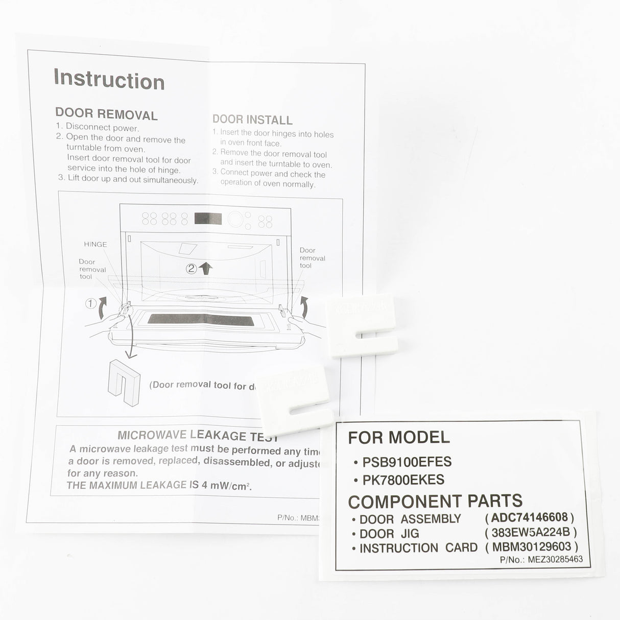 GE WB56X38543 Genuine OEM Parts Assembly-Door