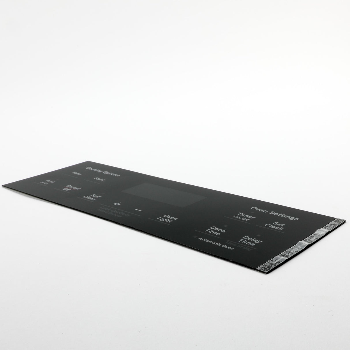 GE WB07X26647 Genuine OEM Faceplate Graphics (Bk)