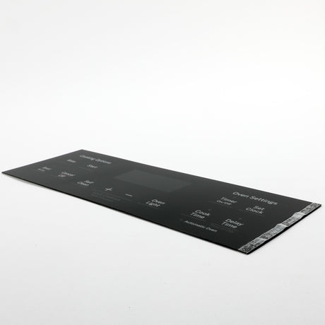 GE WB07X26647 Genuine OEM Faceplate Graphics (Bk)