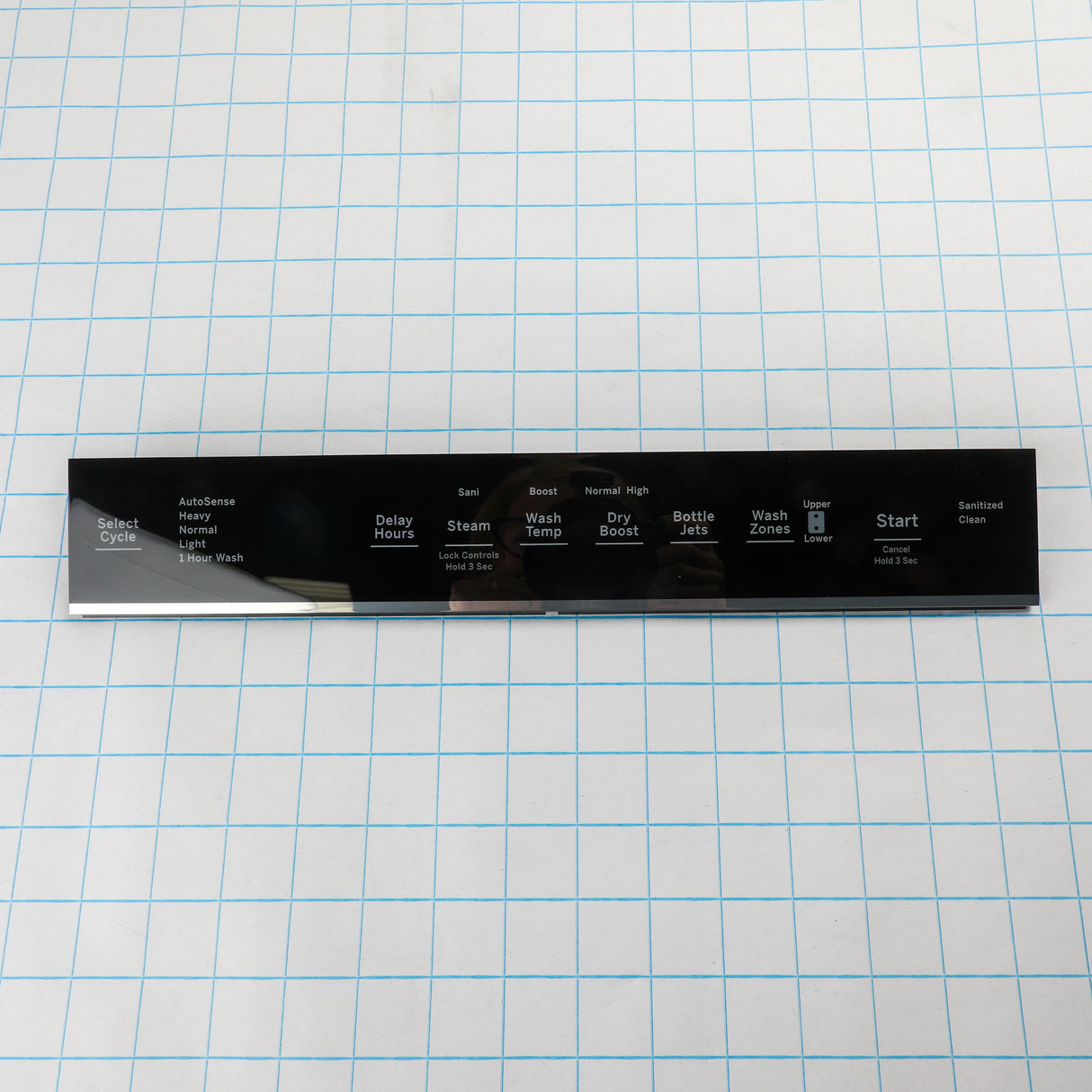 GE WD21X25362 Genuine OEM Configured Front Ui Control With Cover